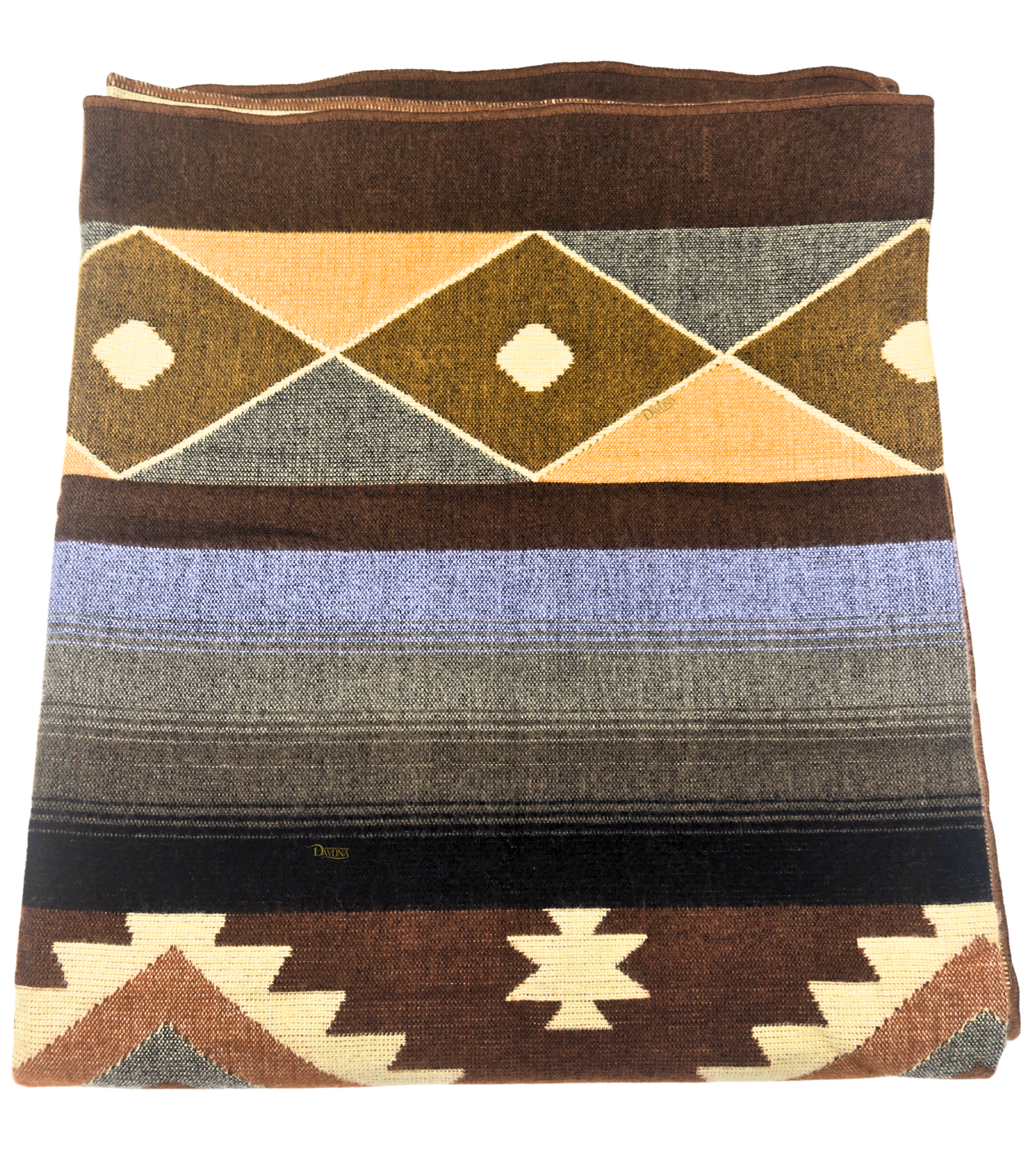 Alpaca Wool Blanket | REVERSIBLE 2 in 1 | 95" x 79" | Thick, Ultra Soft, Breathable and Hypoallergenic | Non-Itchy or Scratchy | Made in Ecuador