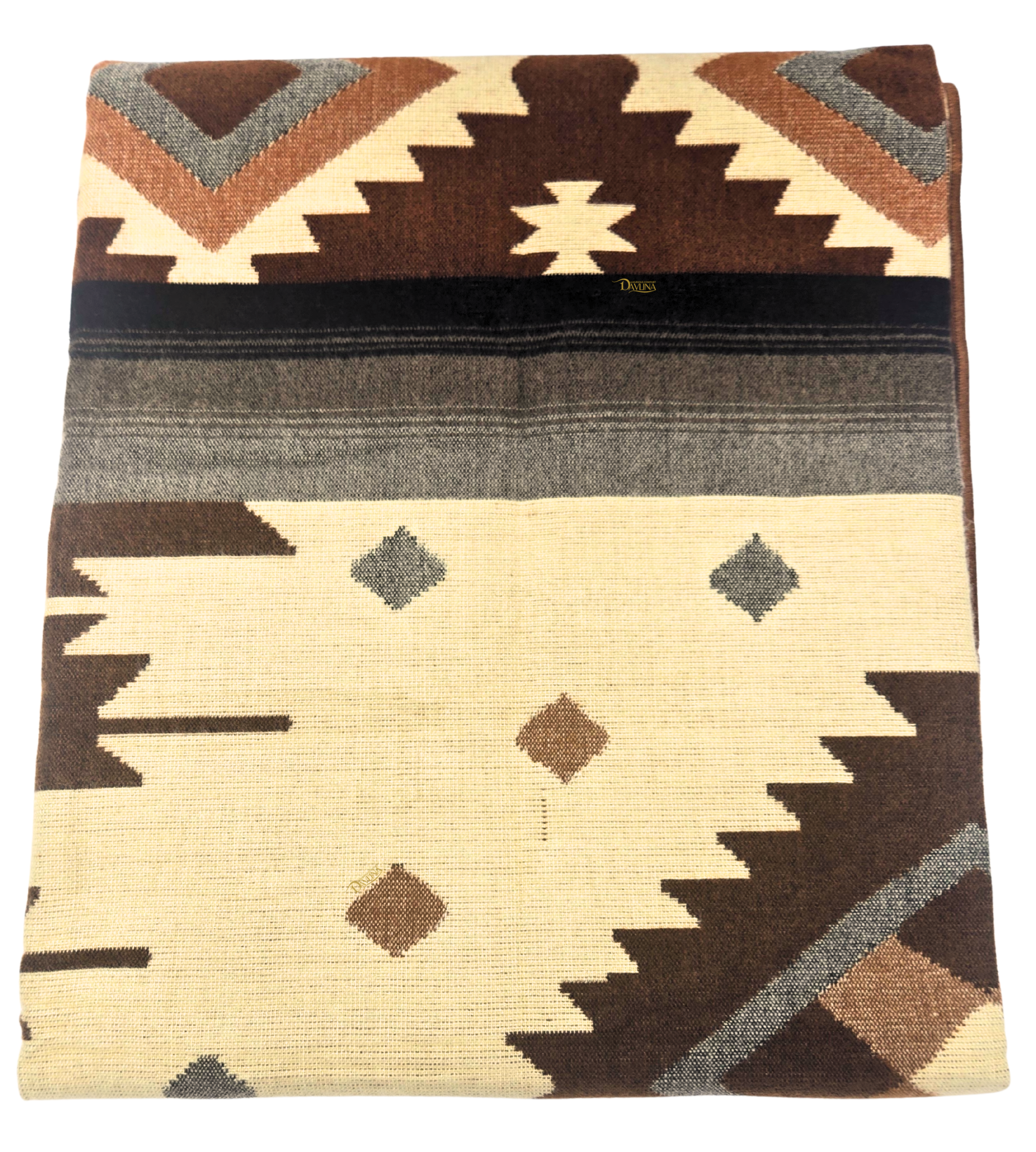 Alpaca Wool Blanket | REVERSIBLE 2 in 1 | 95" x 79" | Thick, Ultra Soft, Breathable and Hypoallergenic | Non-Itchy or Scratchy | Made in Ecuador