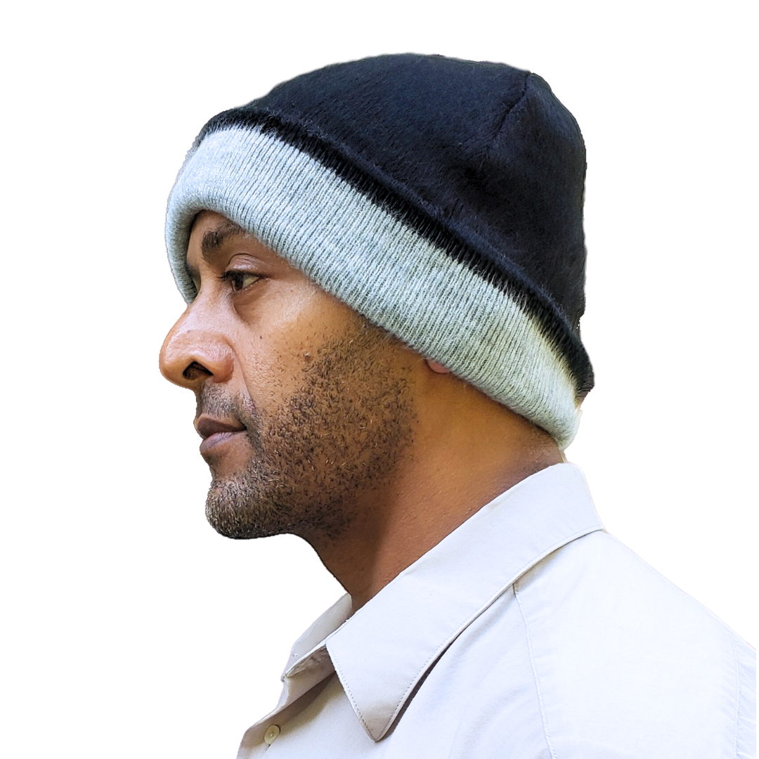 REVERSIBLE 2 In 1 Alpaca Wool Brushed Beanies