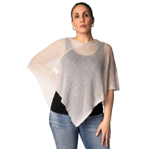 sheer poncho for dress Artemisia Sheer Poncho in Black