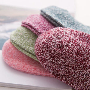 5 Pairs Cashmere Wool Blend Socks - davlina